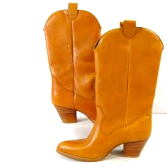 Ultra Rare Vintage 1984 Olympics Levi's Womens Leather Boots Size 8 PR… - Picture 3 of 12